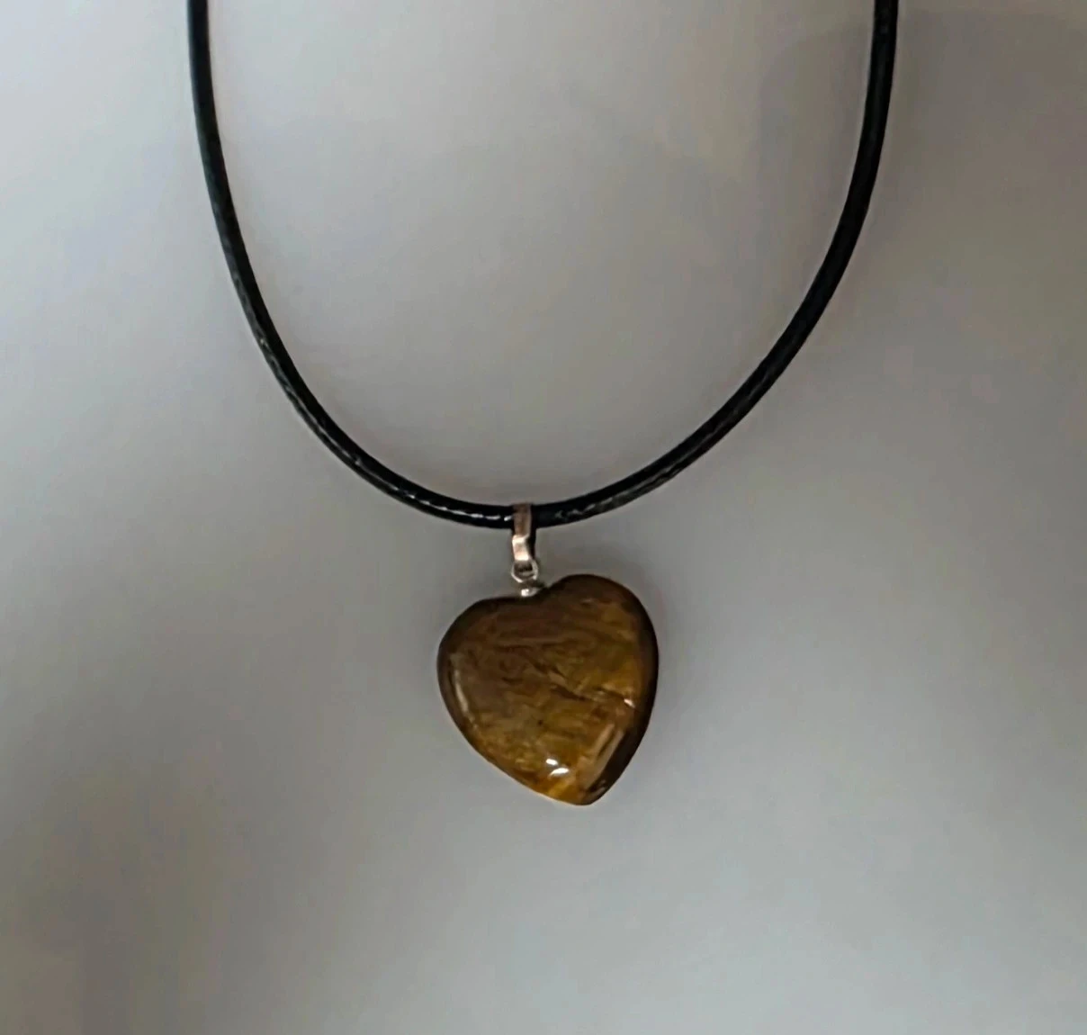 Tiger Eye Heart Pendant – photo 4